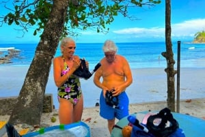 Guided Snorkeling Tour Near Jaco Beach - White Sand Beach.