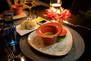 Sonnenuntergangserlebnis mit Cocktails und Abendessen für 2 Personen