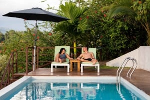 Sonnenuntergangserlebnis mit Cocktails und Abendessen für 2 Personen
