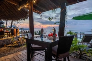 Sonnenuntergangserlebnis mit Cocktails und Abendessen für 2 Personen