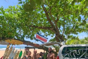 Surf lessons Cahuita, with professional surfers