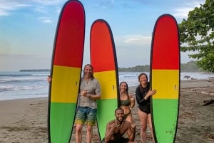 Surf lessons Cahuita, with professional surfers
