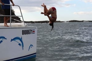 Tamarindo: Seiltur på ettermiddagen med måltid og snorkling