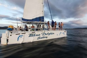 Tamarindo: Excursión vespertina en velero con comida y snorkel