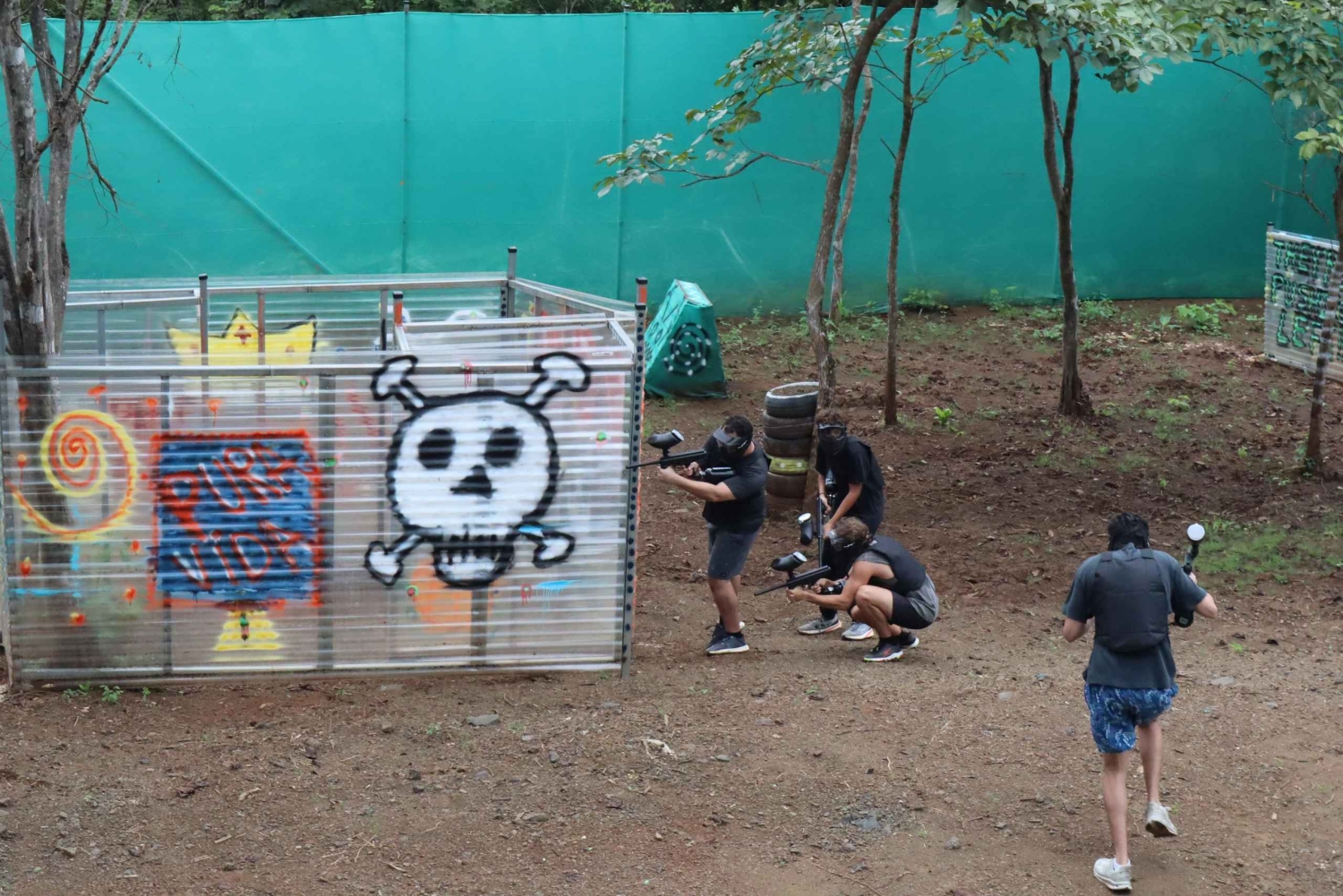 Tamarindo: porywająca zabawa w paintballa w dżungli