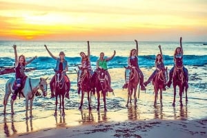 Playa Flamingo: jazda konna po plaży