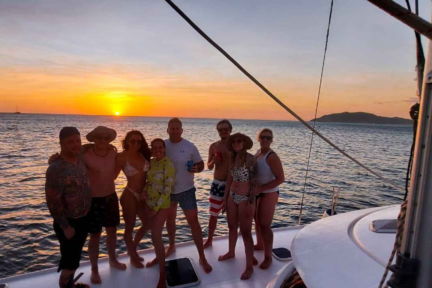 Tamarindo: Privat tur med katamaran og snorkling