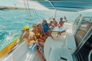 Tamarindo: excursão privada de catamarã e mergulho com snorkel
