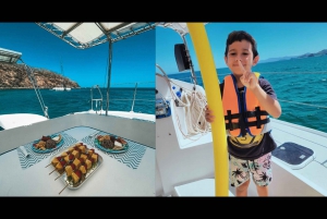 Tamarindo: Privat segling med katamaran och snorkling