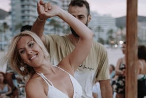 Tamarindo: Aula de dança salsa à beira-mar