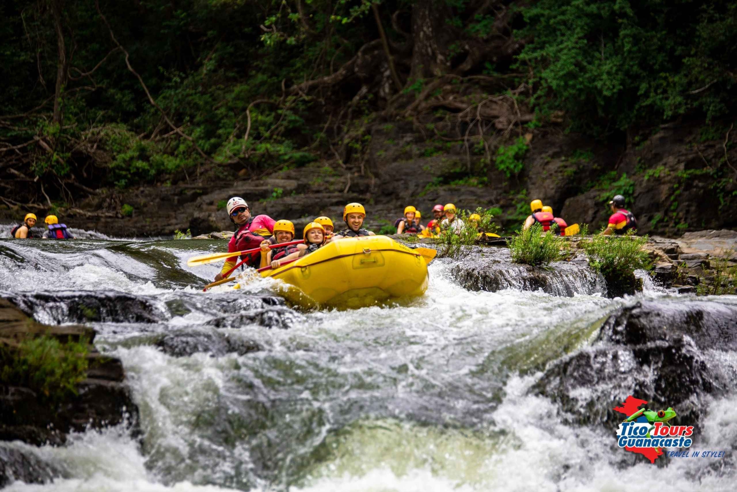 Raftingtur i elven Tenorio