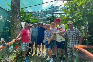 Wycieczka łodzią po Tortuguero, tropikalny ogród i plaża Maratopia, w tym owoce