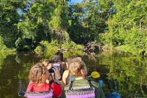 Tortuguero: Passeio de canoa pela Amazónia costa-riquenha.
