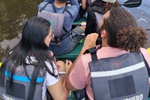 Parque Nacional de Tortuguero: passeio de canoa com motor elétrico