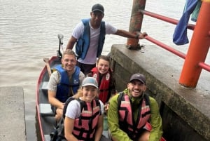 Parque Nacional de Tortuguero: passeio de canoa com motor elétrico