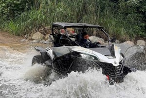 Uvita: Nauyaca Waterfalls Private 4-Seater SxS Tour & Lunch