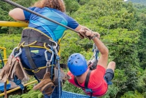 Ziplining og ridetur på hesteryg i La Fortuna