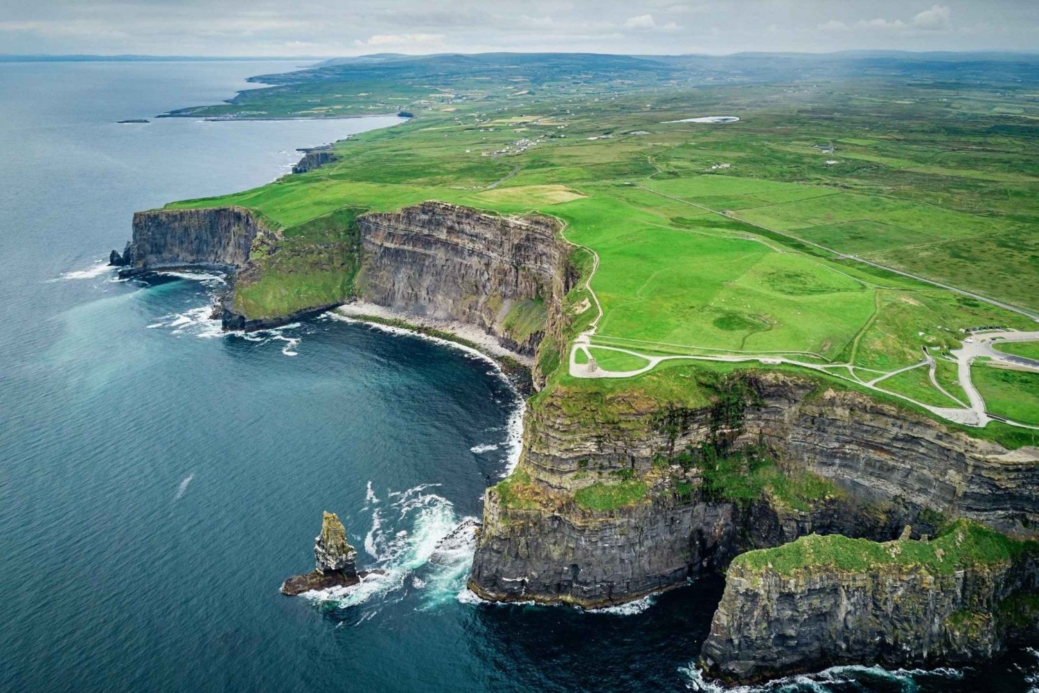 From Dublin:Semi Private Cliffs of Moher, Galway Guided Tour