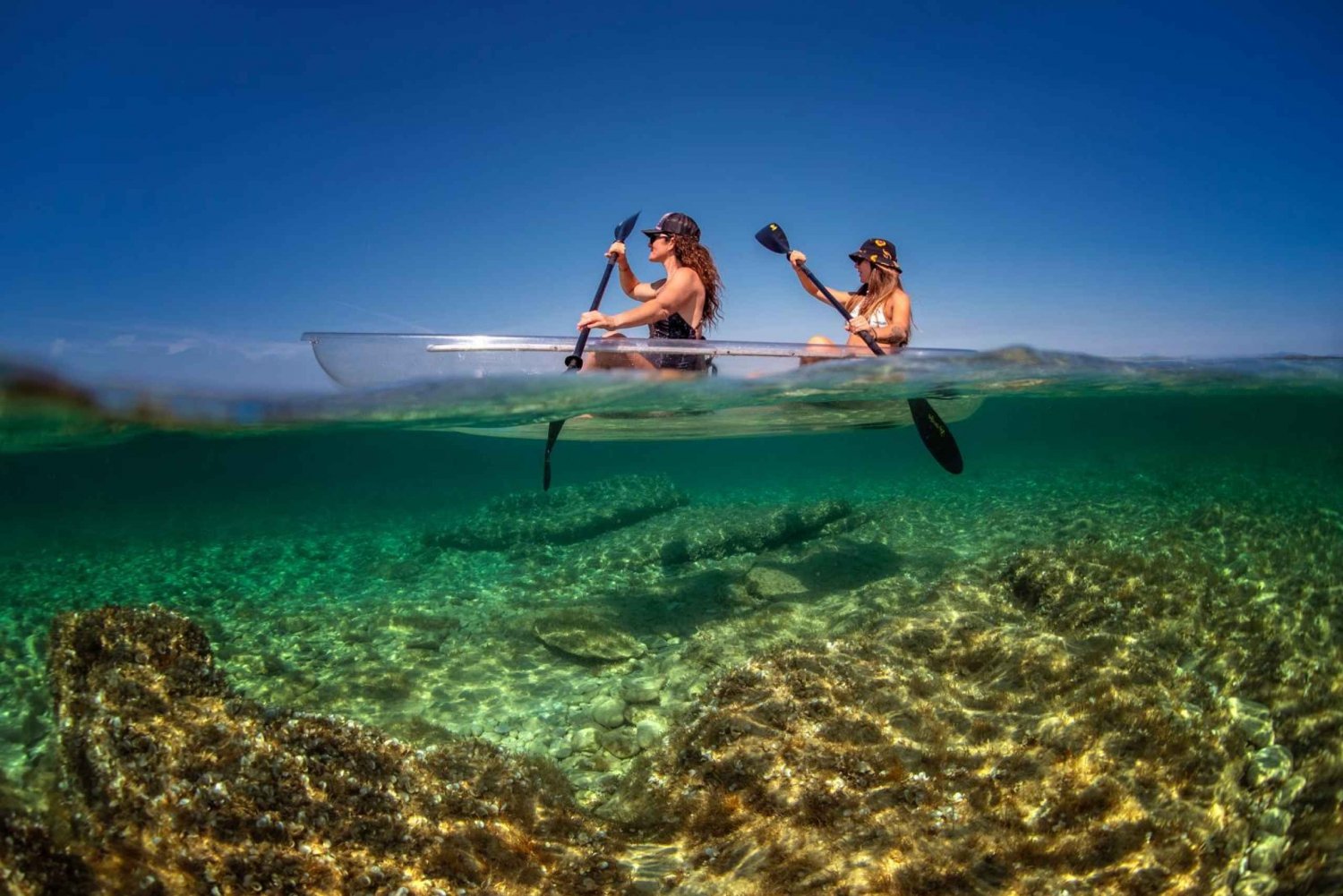 1.5-hour Clear Kayak Rentals: Explore the Underwater World