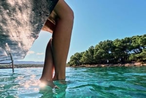 Excursão de lancha rápida a 3 ilhas: Golden Horn, Blue Lagoon e Jelsa