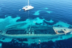 4 Joias de Zadar, Dugi otok, navio naufragado, túnel - Meio dia