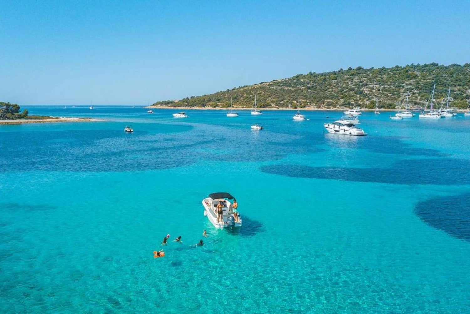 Tour Adriatica: Laguna Blu e Solta da Trogir o Spalato
