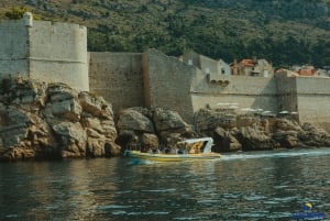 Caverna azul à tarde - Safári no mar em Dubrovnik
