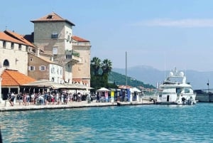 Depuis Split/Trogir : Lagon bleu et 2 îles - demi-journée privée