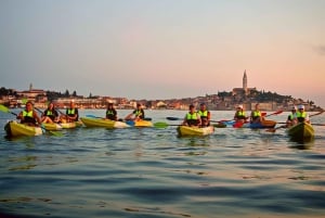 Sport acquatici Rovigno - Tour in kayak, snorkeling, drink gratuito e foto