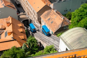 Zagreb: Tour guiado na cidade com passeio de funicular e túneis da Segunda Guerra Mundial