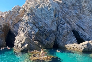 ブルーケーブ・グリーンケーブ・ロプード砂浜 - ドリンク付きツアー