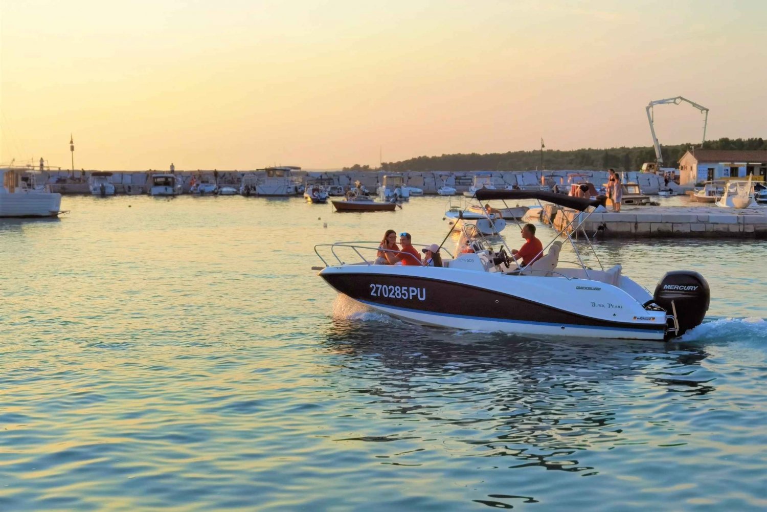 Brijuni-øerne: Privat bådtur med solnedgang og delfiner