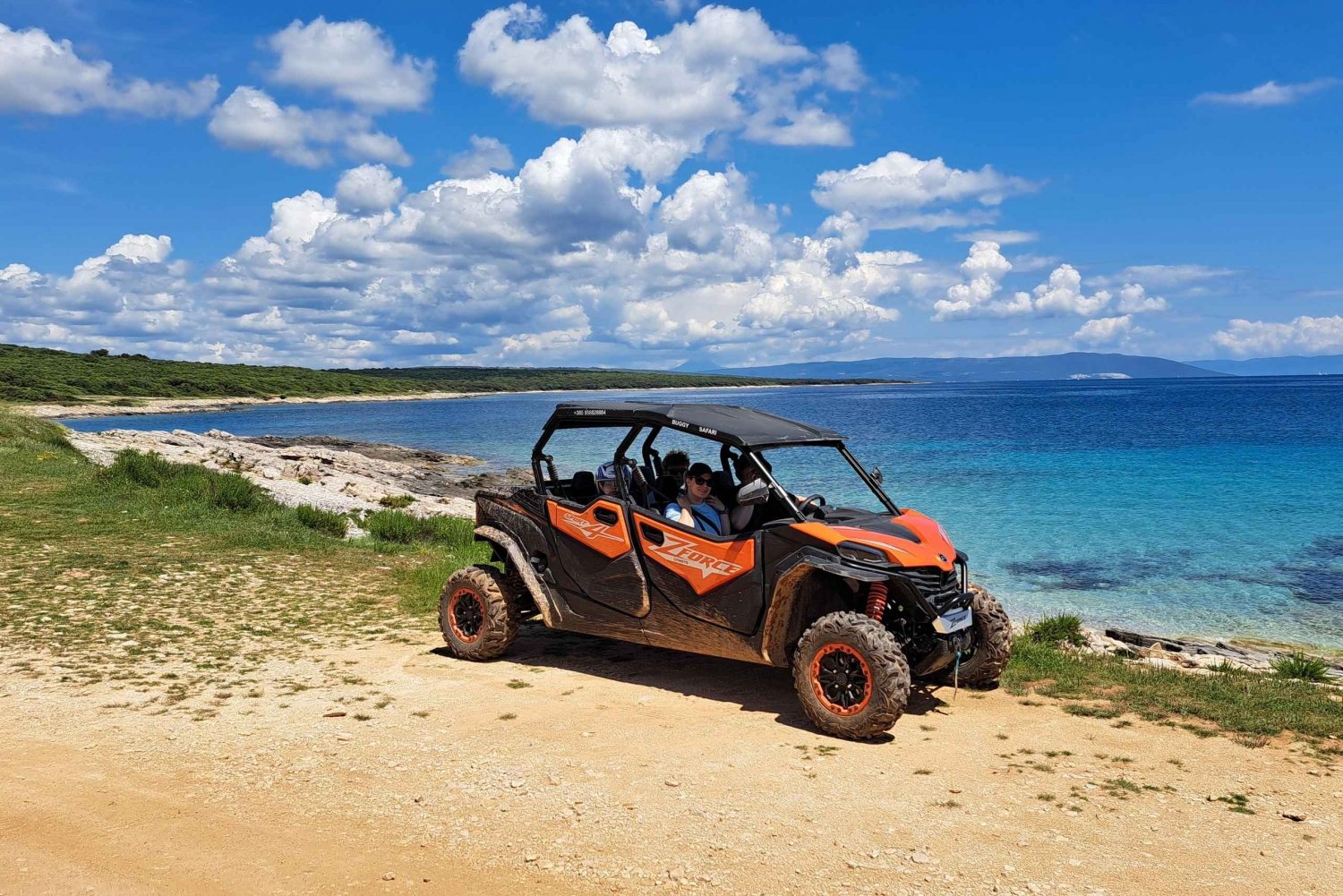 Pula: Family Buggy 4-seater 2.5h Kamenjak Tour & Safari Bar