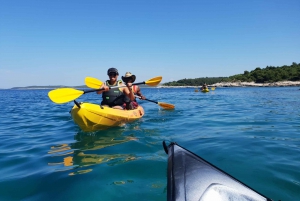 Cap Kamenjak : excursion en kayak avec expérience de la grotte
