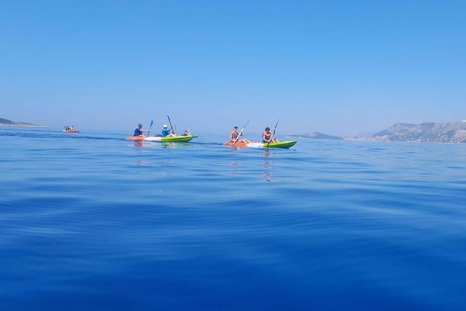 Cavtat: Kajaktocht op zee met gids