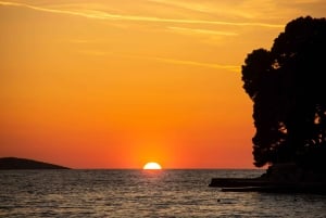 Cavtat/Mlini: Luksusowy rejs o zachodzie słońca z zimnymi przekąskami i winem