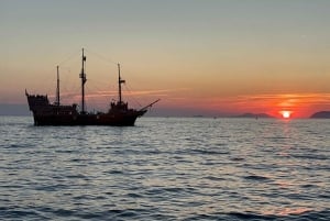 Cavtat/Mlini: Luksusowy rejs o zachodzie słońca z zimnymi przekąskami i winem