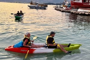 Isola di Čiovo: tour in kayak al tramonto con vino
