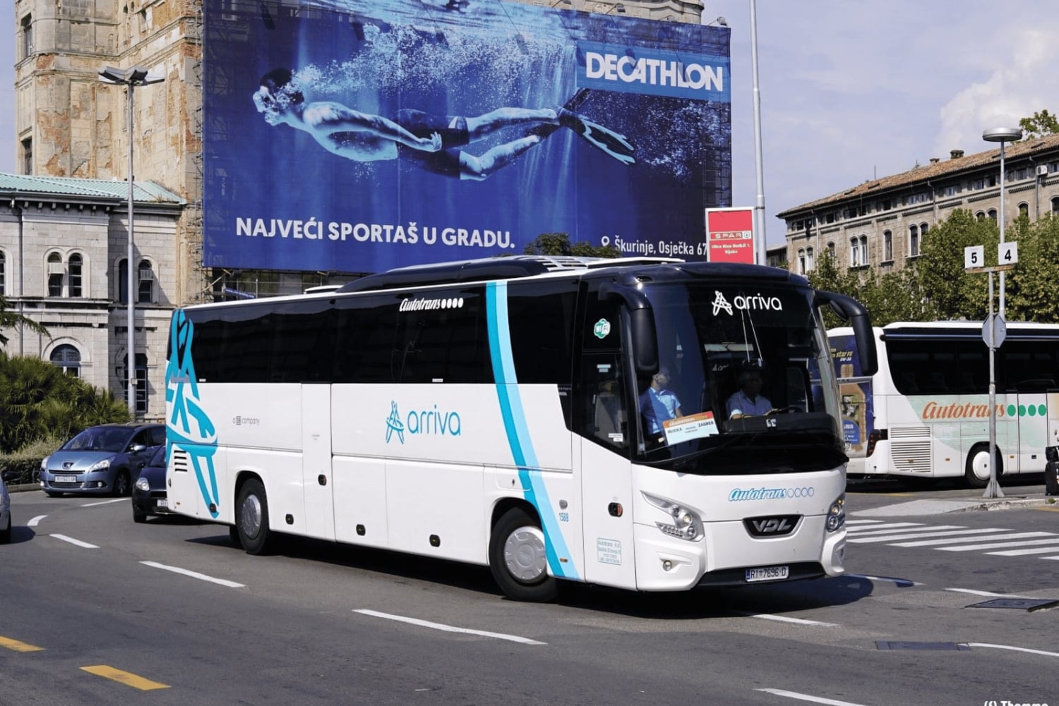 Direkte bus fra Pula til Rovinj eller omvendt