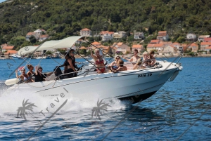 Découvrez la véritable ambiance de la Croatie sur un bateau à moteur avec du vin