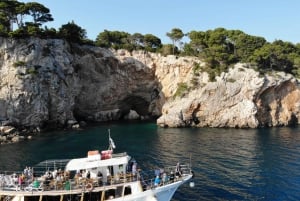 Dubrovnik: Ö-båttur med drinkar och lunchalternativ