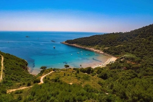 Dubrovnik: Blue Cave & Sunj Beach Boat Tour with Drinks