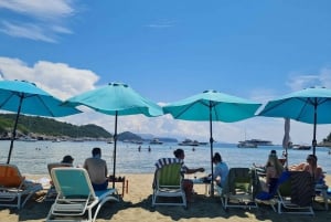 Dubrovnik: Sunj Beach Boat Tour juomineen: Blue Cave & Sunj Beach Boat Tour with Drinks