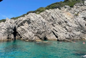 Dubrovnik: Blå grottan & Sunj Beach båttur med drycker