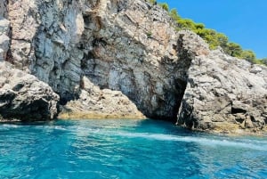 Dubrovnik: Blaue Höhle & Sunj Strand Bootstour mit Getränken