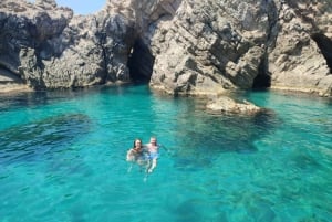 Dubrovnik: Blue Cave & Sunj Beach Boat Tour with Drinks