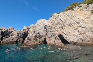 Dubrovnik: Blue Cave & Sunj Beach Boat Tour with Drinks