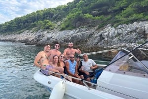 Dubrovnik: Blue Cave & Sunj Beach Boat Tour with Drinks