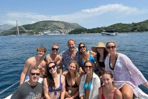 Dubrovnik: Blue Cave & Sunj Beach Boat Tour with Drinks