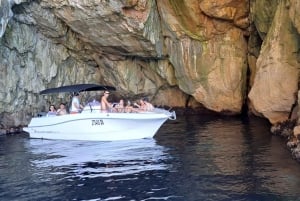 Dubrownik: Wycieczka łodzią motorową do Błękitnej Jaskini w małej grupie